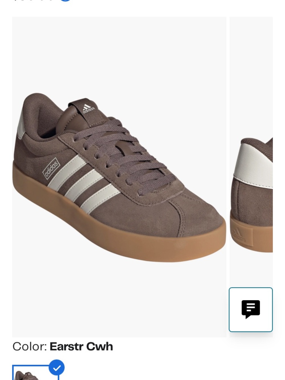 adidas Men’s Suede Sneakers in Brown with White Stripes. New without box.